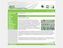 Tablet Screenshot of kdg.de