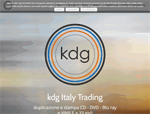 Tablet Screenshot of kdg.it